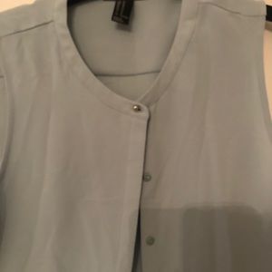 2/20: Forever 21 Mint sleeveless blouse